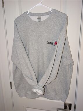 Gray Crewneck Sweatshirt for Men
